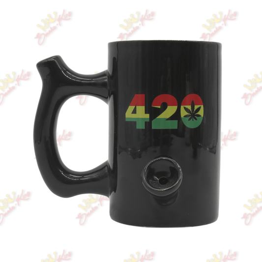 Fashion Craft 420 Mug Ceramic Mug Pipes Ceramic Mug Pipes | Smoke King