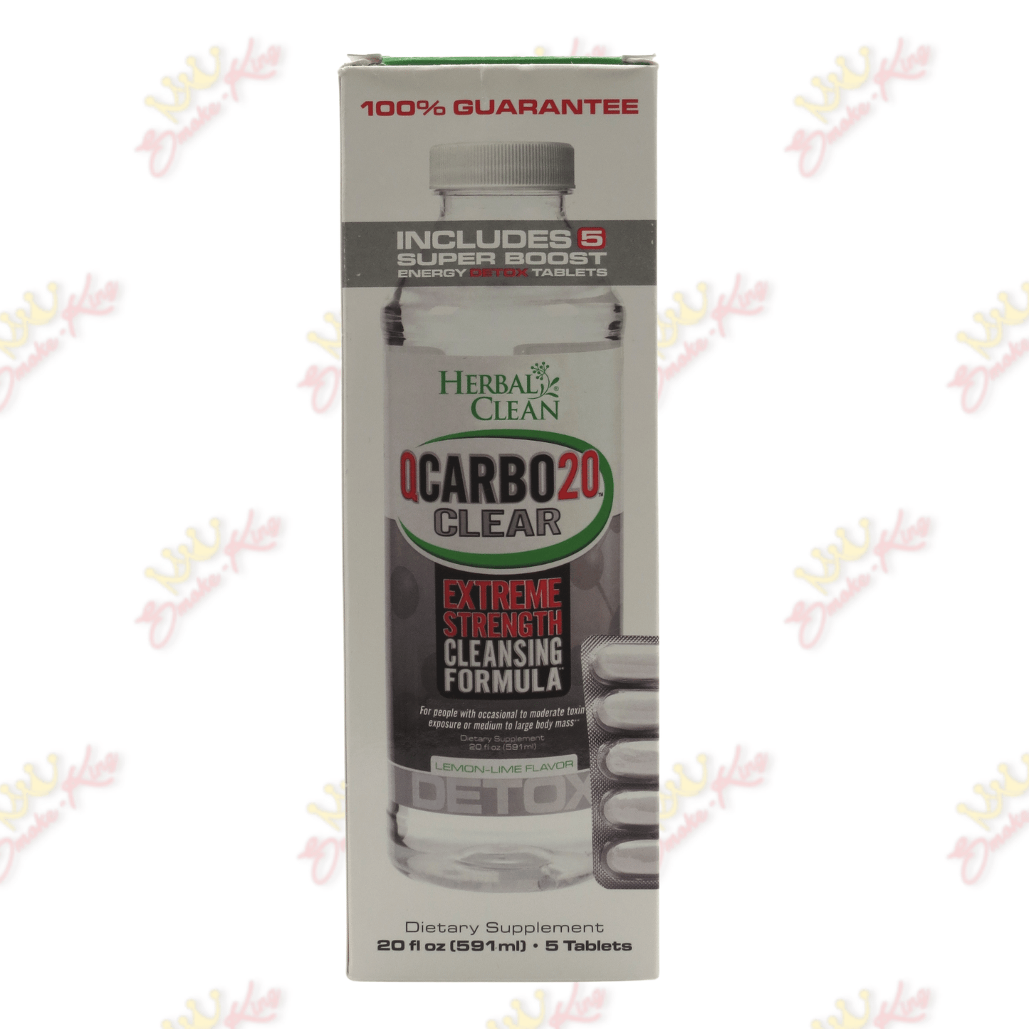 Herbal Clean Herbal Clean QCarbo 20 Clear Herbal Clean QCarbo 20 Clear | Detox | Smoke King