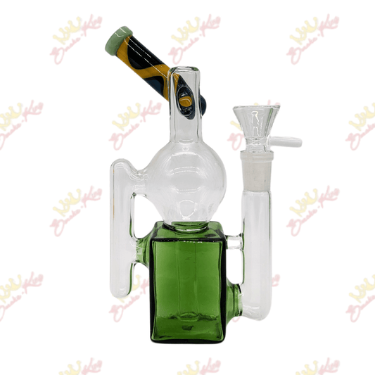 Smoke King Green 7' Recycler Water Pipe