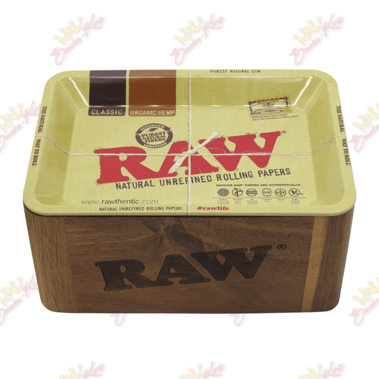 RAW Raw Mini Cache Box Raw Mini Cache Box | Rolling Tray Set | Smoke-King 