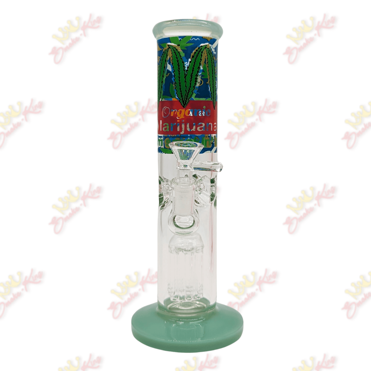 Smoke King 10' Inch Organic Marijuana Straight Bong
