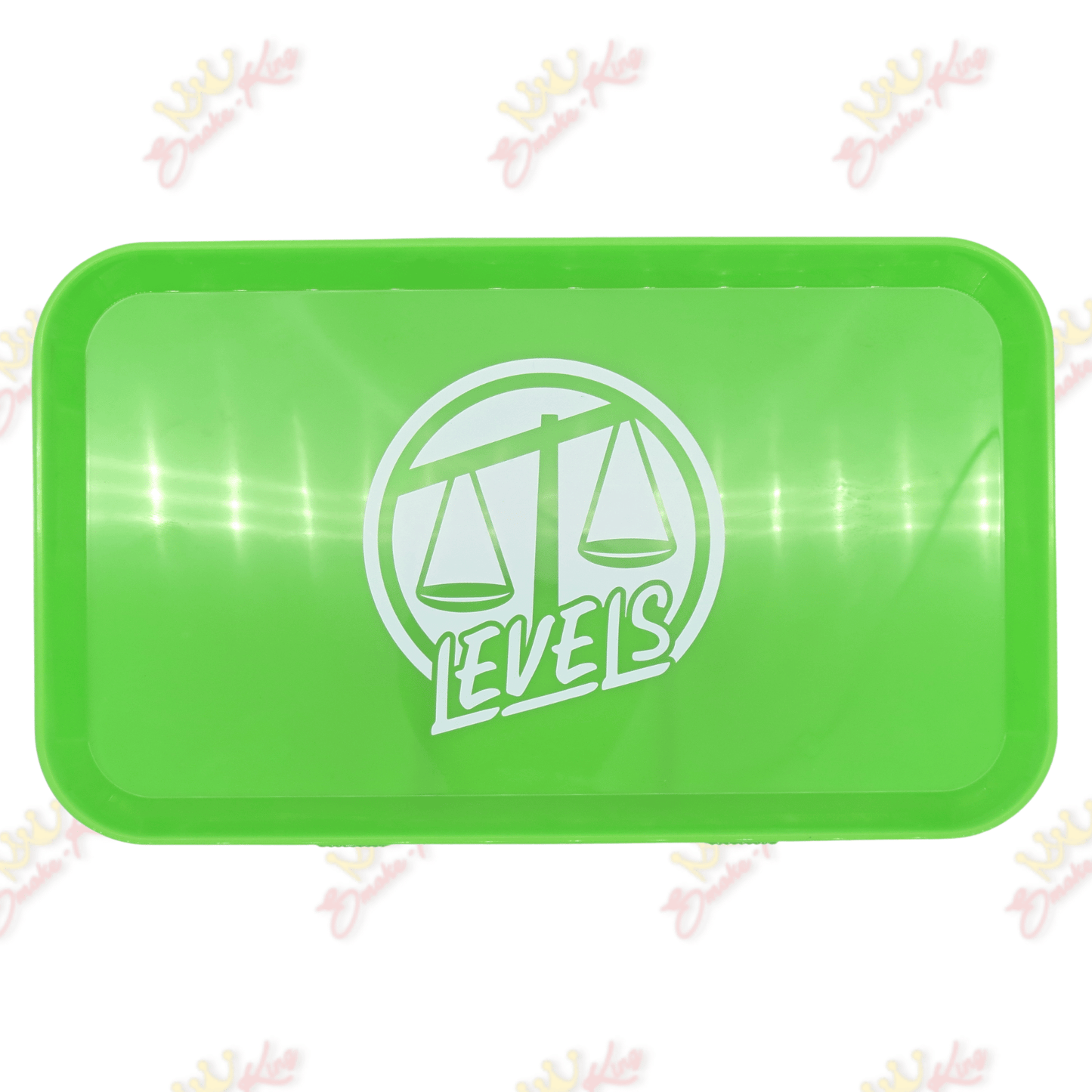 Levels Green Levels Rolling Tray + Scale Green Rolling Tray + Scale | Rolling Tray Set | Smoke-King 
