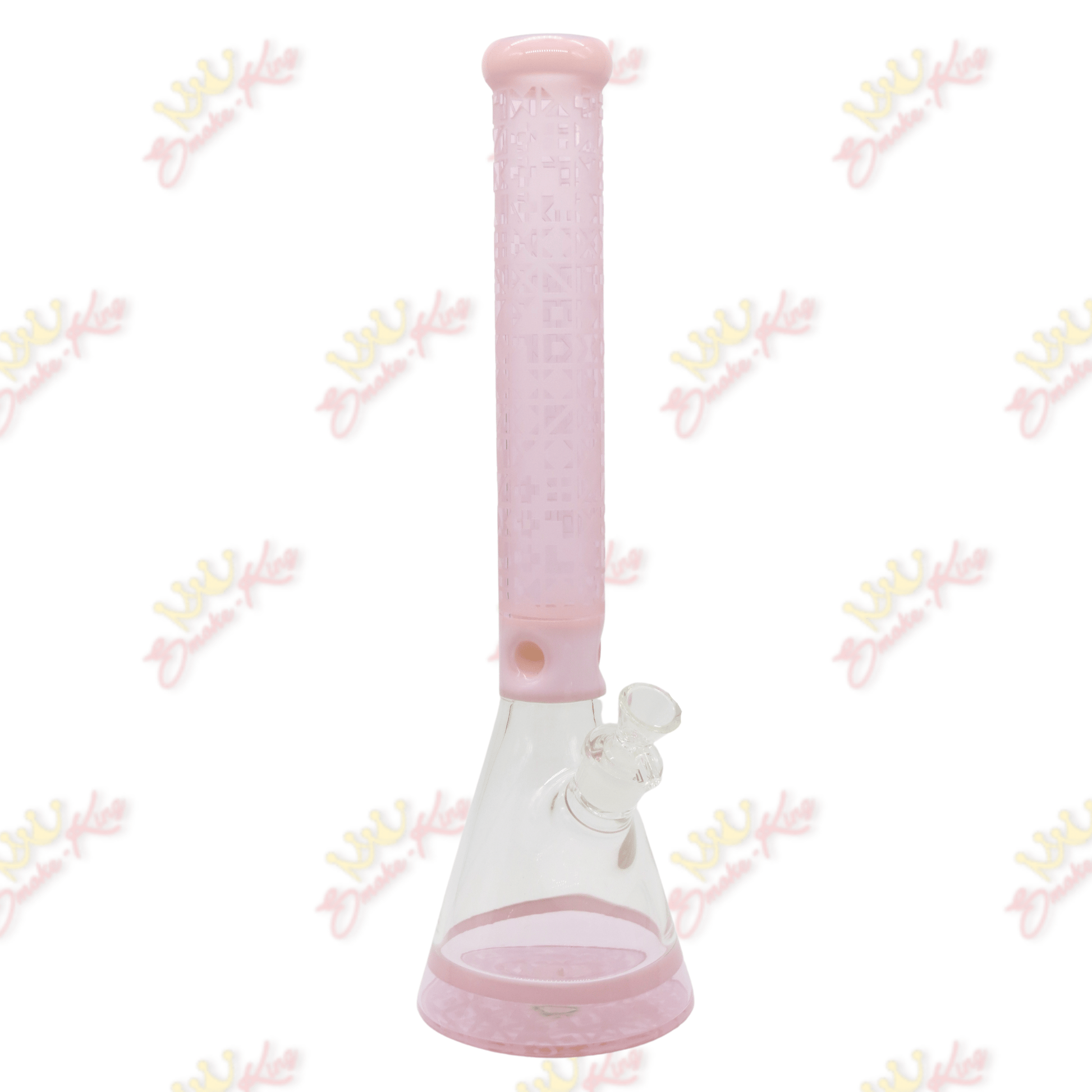 Smoke King 18' Inch Pink Abstract Bong 18' Inch Pink Abstract Bong | Pink Bongs | Smoke-King