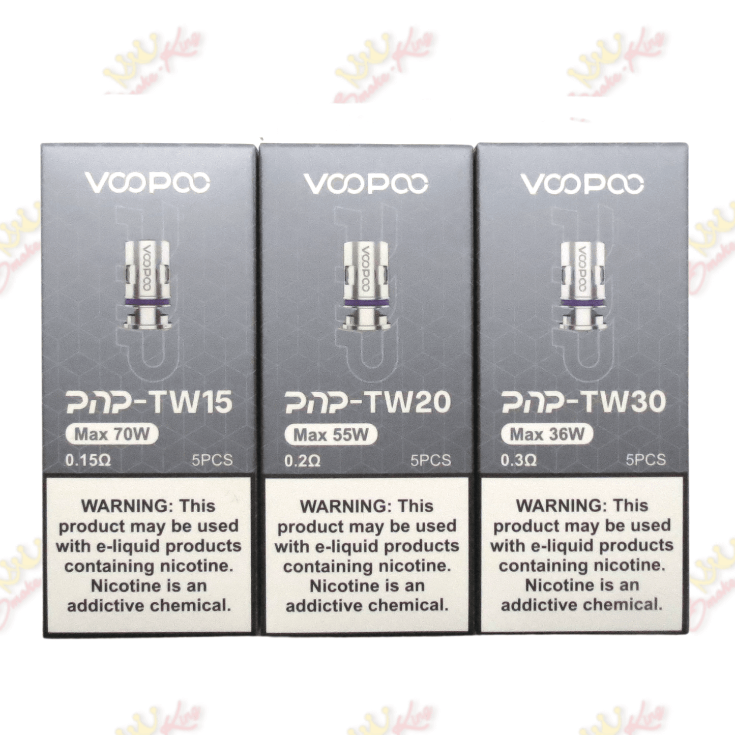 voopoo vape-coil PnP TW15 (0.15ohm) Voopoo PnP Series Coils Voopoo PnP Series Coils | Vape Accessory | Smoke-King