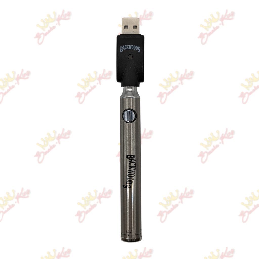 Smoke King Silver Cookie Cartridge Battery 510 Thread Vape Pen | Cart Battery | SmokeKing