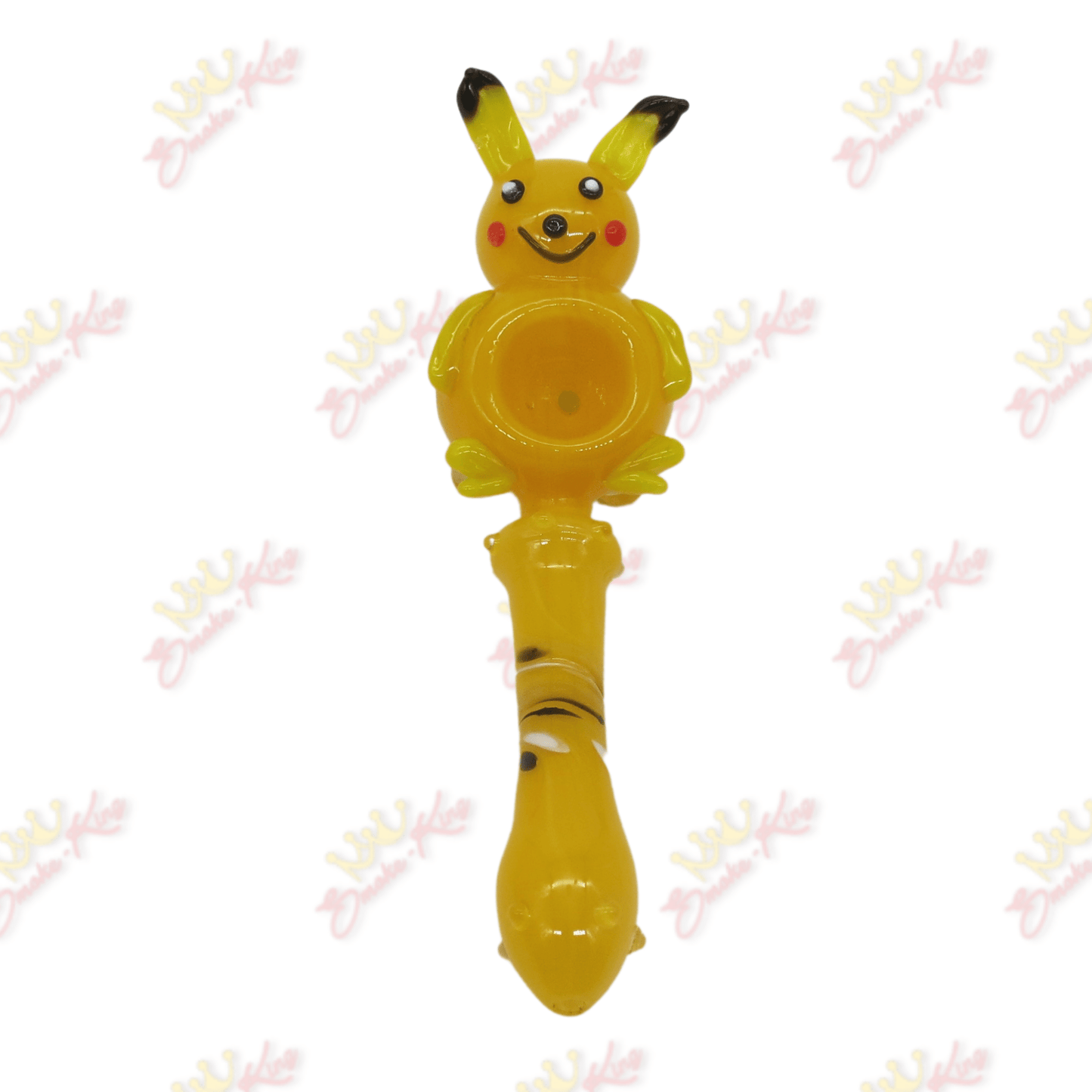Smoke King Yellow Pikachu Glass Pipe