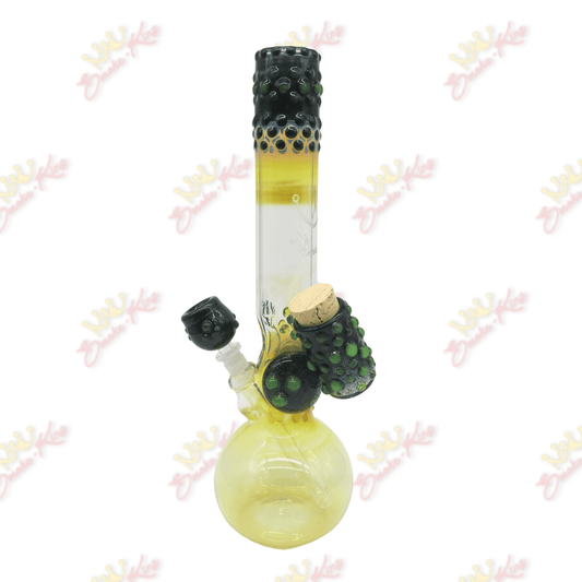 15 Inch Bong w/ green stash and lighter jar - Smoke King