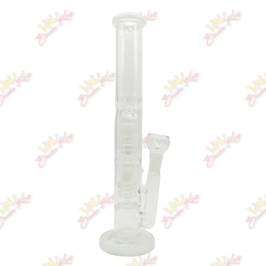 Buy Wholesale China 14'' Straight Tube Glass Cigarette Water Pipe Black  Helix Perc Bong For Smoking & Straight Tube Glass Water Pipe Helix Perc  Bong at USD 12