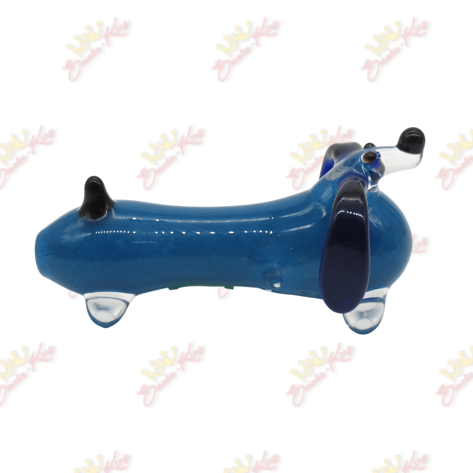 Smoke King Blue Dog Glass Pipe Dog Glass Pipe | Smoke King