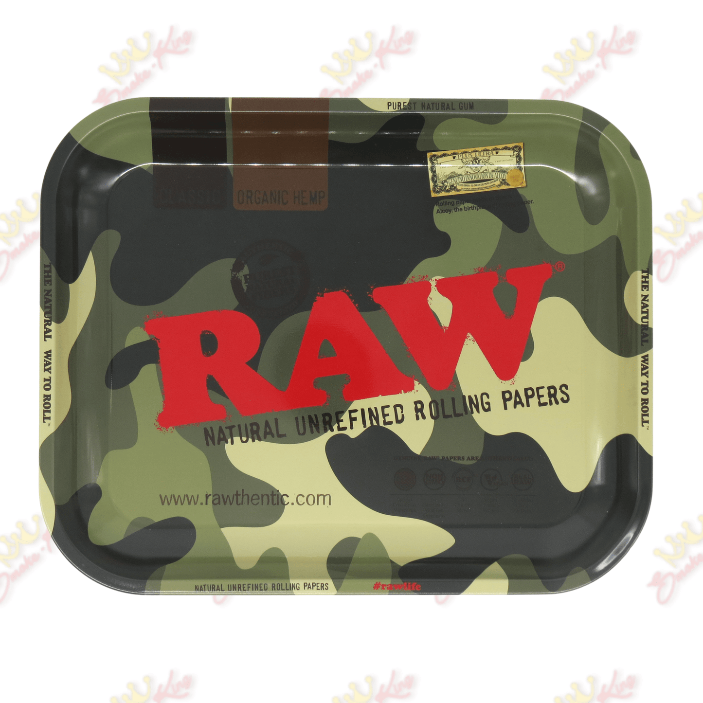 RAW rolling-trays Raw Camouflage Rolling Tray Raw Camouflage Rolling Tray | Smoke King