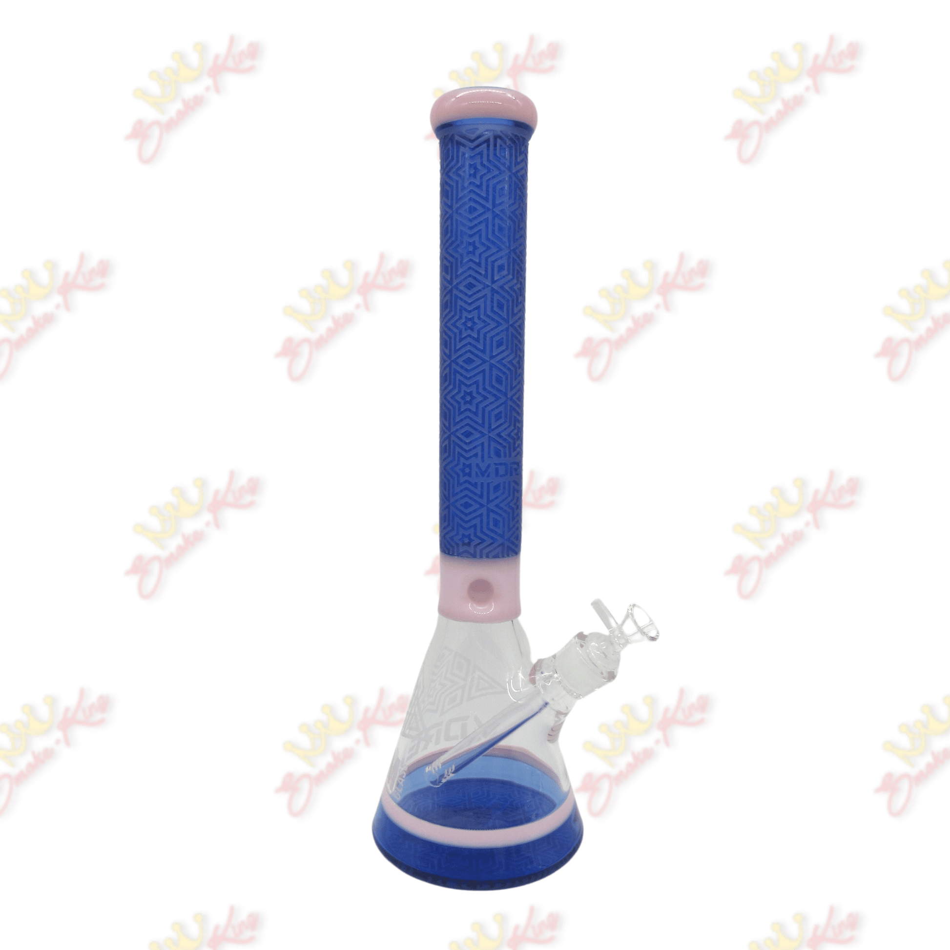 Smoke King 18" Blue and Pink Beaker Bong 18" Blue and Pink Beaker Bong | Smoke King