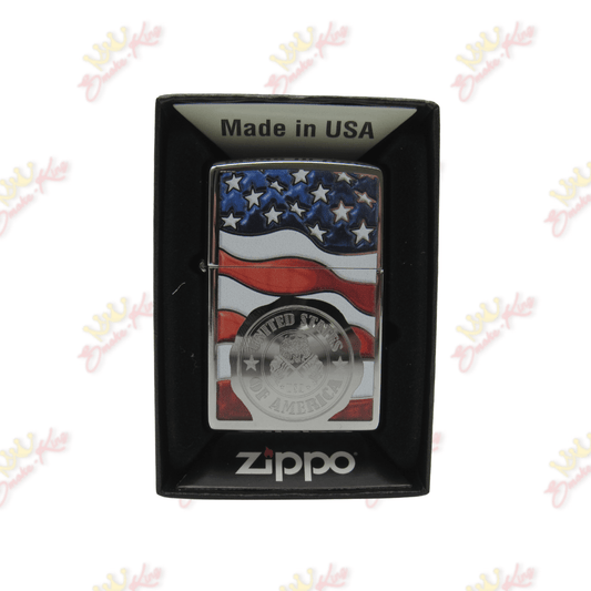 Zippo Zippo American Stamp on Flag Zippo American Stamp on Flag | Smoke King