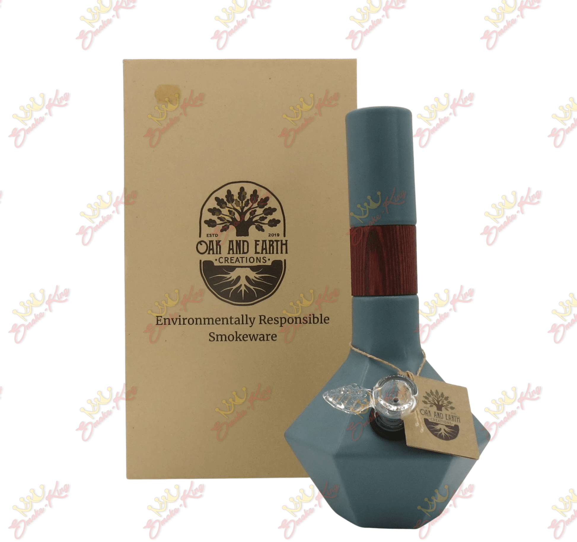 Smokeking fancy-bongs Oak and Earth - The Mahuta Water Pipe Oak and Earth - The Mahuta Water Pipe | Smoke King