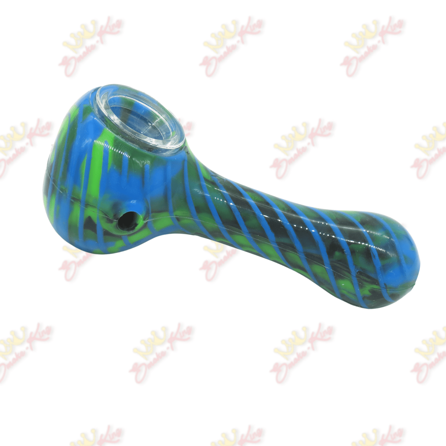 Eyce Blue and Green Silicone Pipe