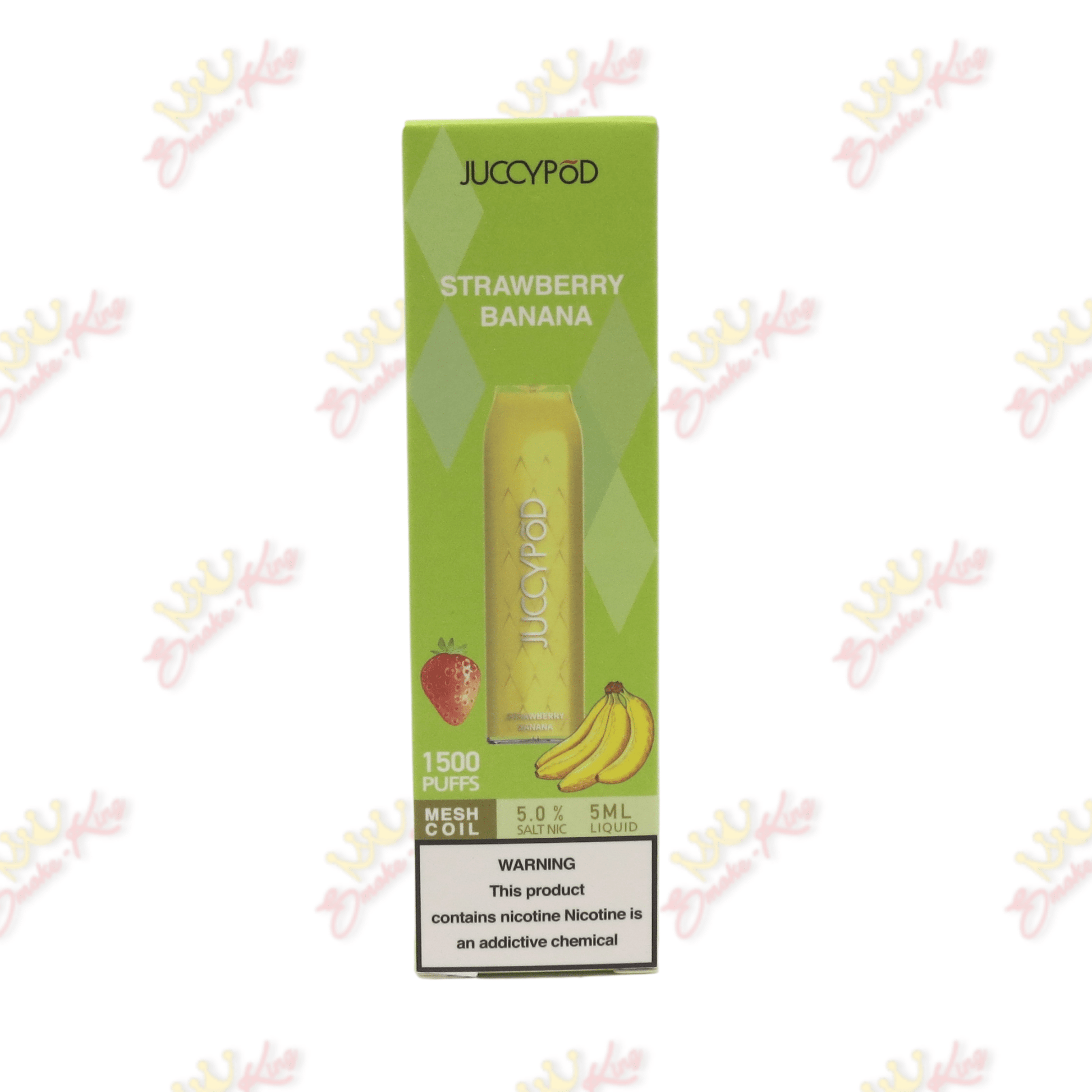 Juicy Pods Disposable Vapes Strawberry Banana / One for $11.99 Juicy Pod (1500 puffs)
