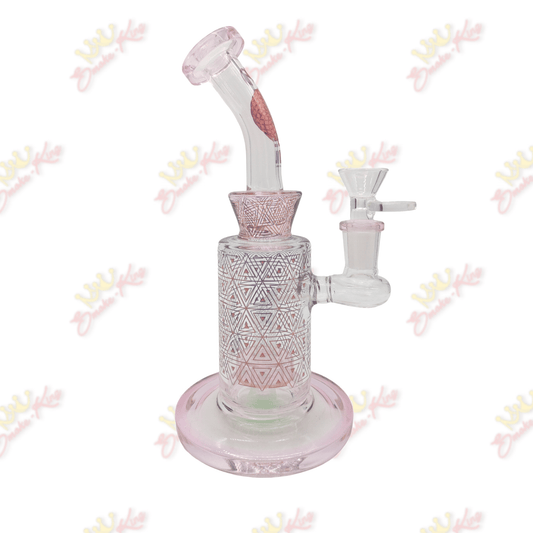 Smoke King Pink Lotus Glass 10' Inch Bong Lotus Glass 10' Inch Bong | Smoke King