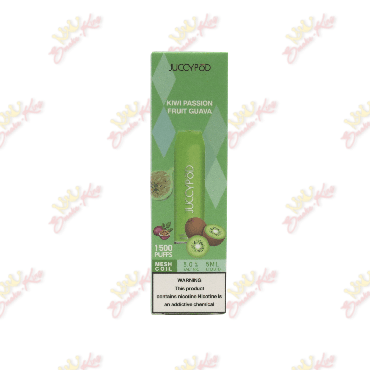Juicy Pods Disposable Vapes Kiwi Passion Fruit Guava / One for $11.99 Juicy Pod (1500 puffs)
