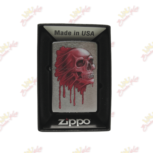 Zippo Red Skull Design Zippo Red Skull Design Zippo | Smoke King