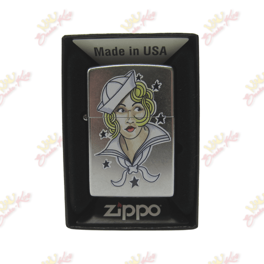 Zippo Sailor Girl Tattoo Design Zippo Sailor Girl Tattoo Design Zippo | Smoke King