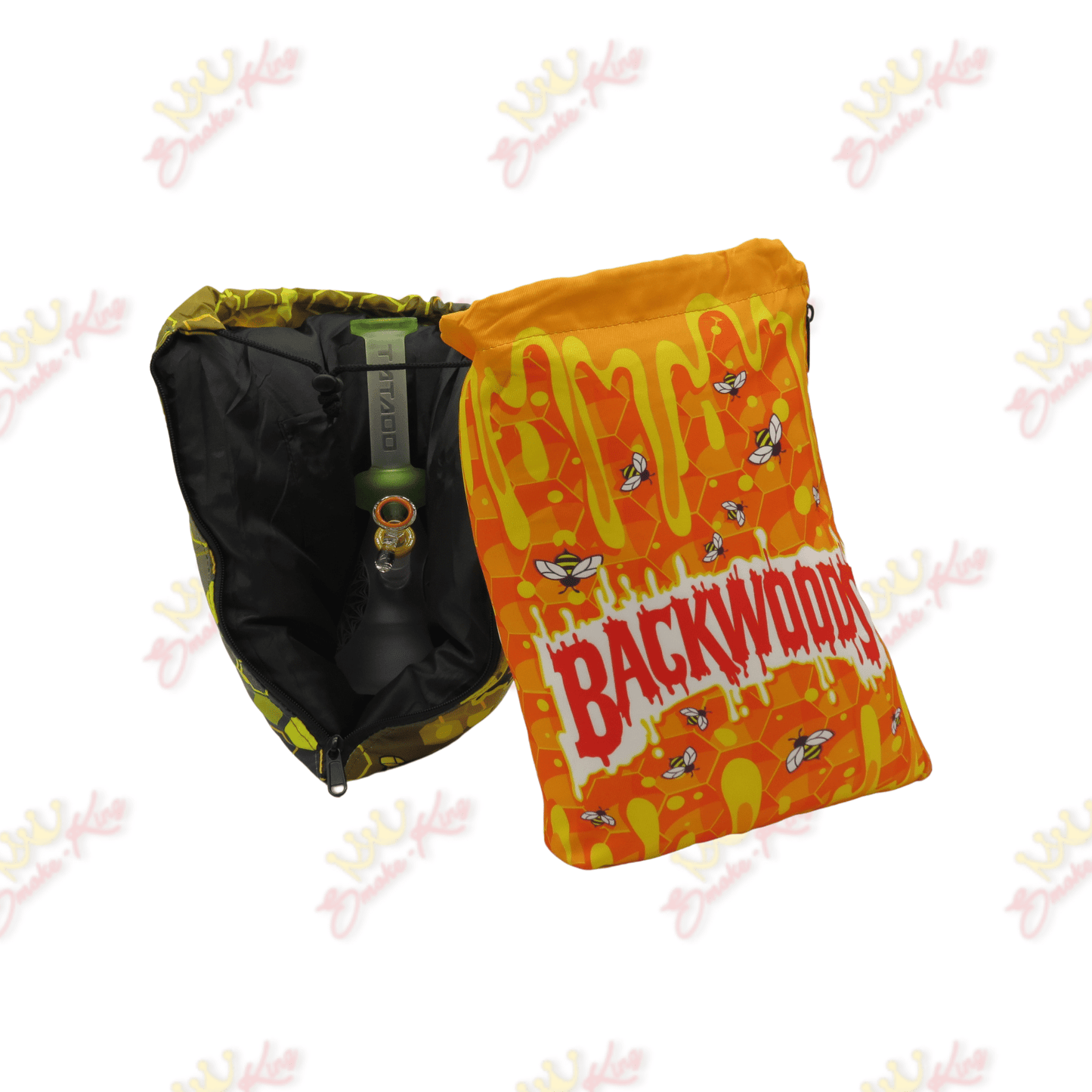 Orange Backwoods Travel Bong Bag