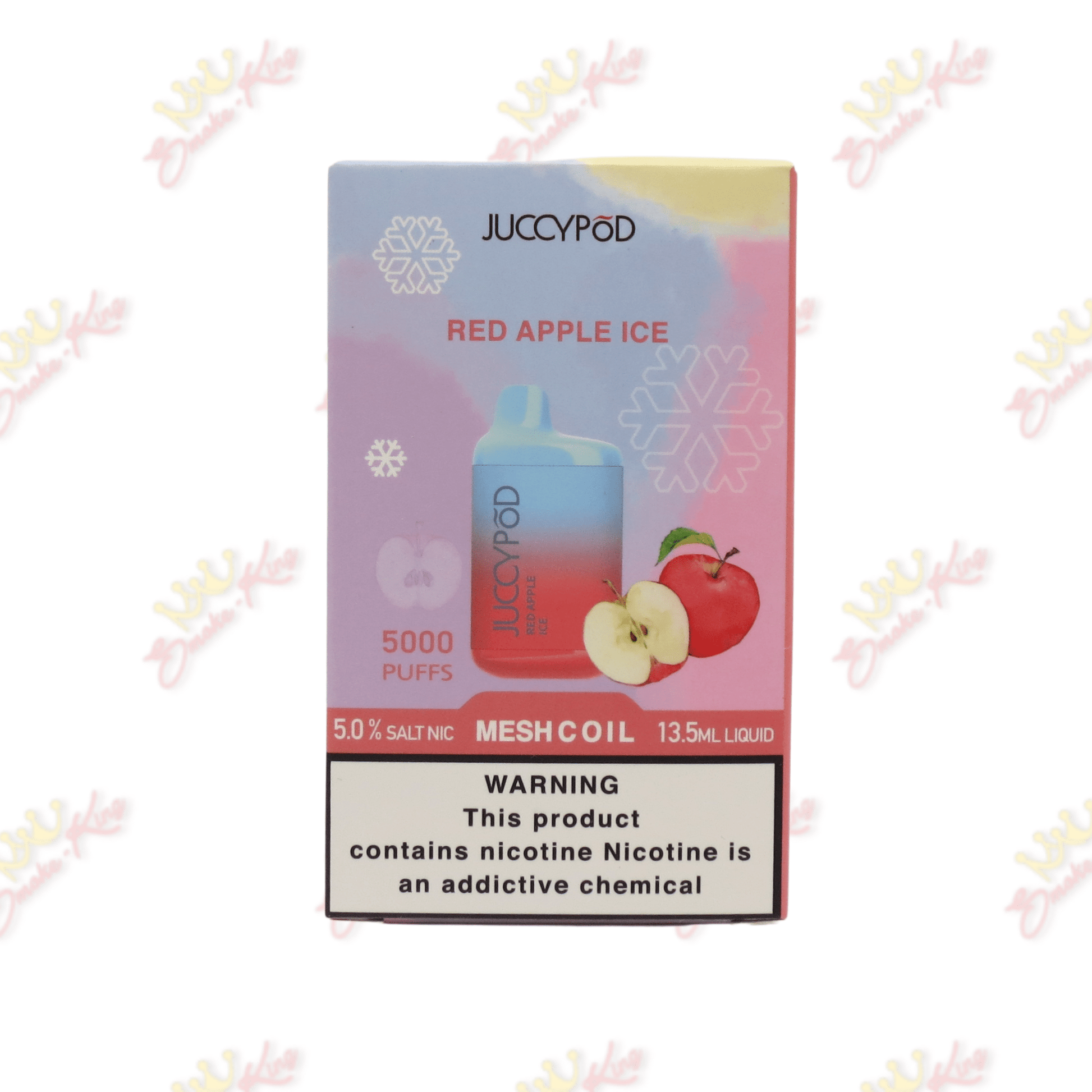 Juicy Pods Disposable Vapes Red Apple Ice / One for $19.99 Juicy Pod (5000 Puffs)