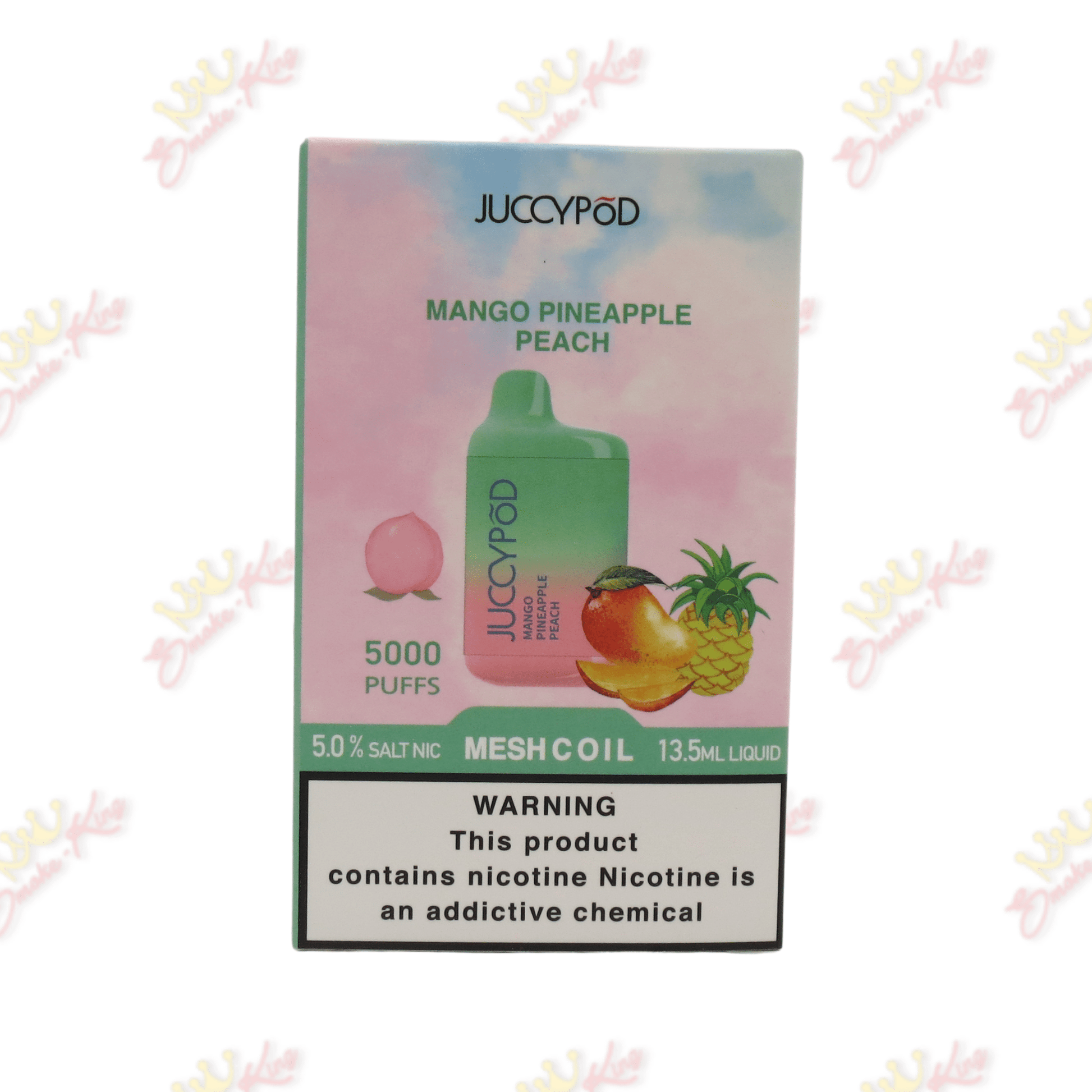 Juicy Pods Disposable Vapes Mango Pineapple Peach / One for $19.99 Juicy Pod (5000 Puffs)