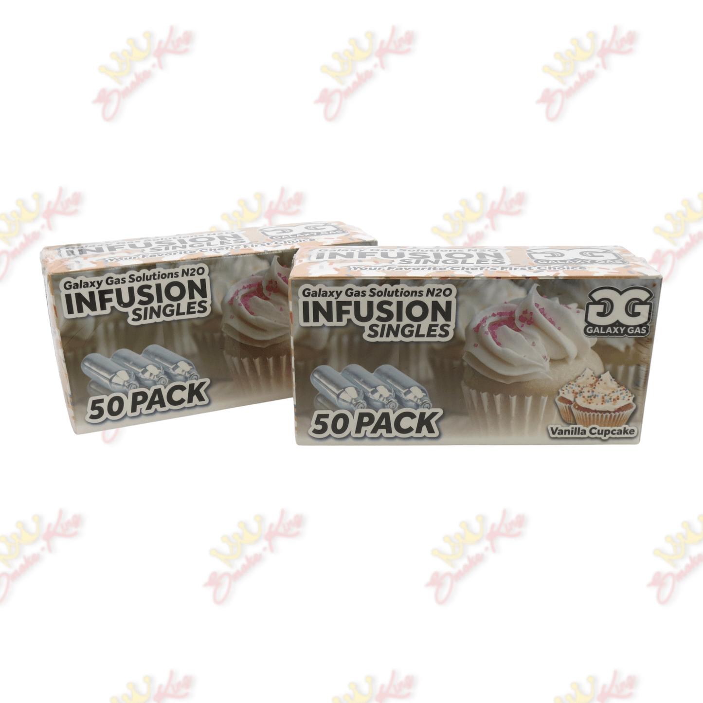 GalaxyGas Vanilla Cupcake 50ct (pack of 2)