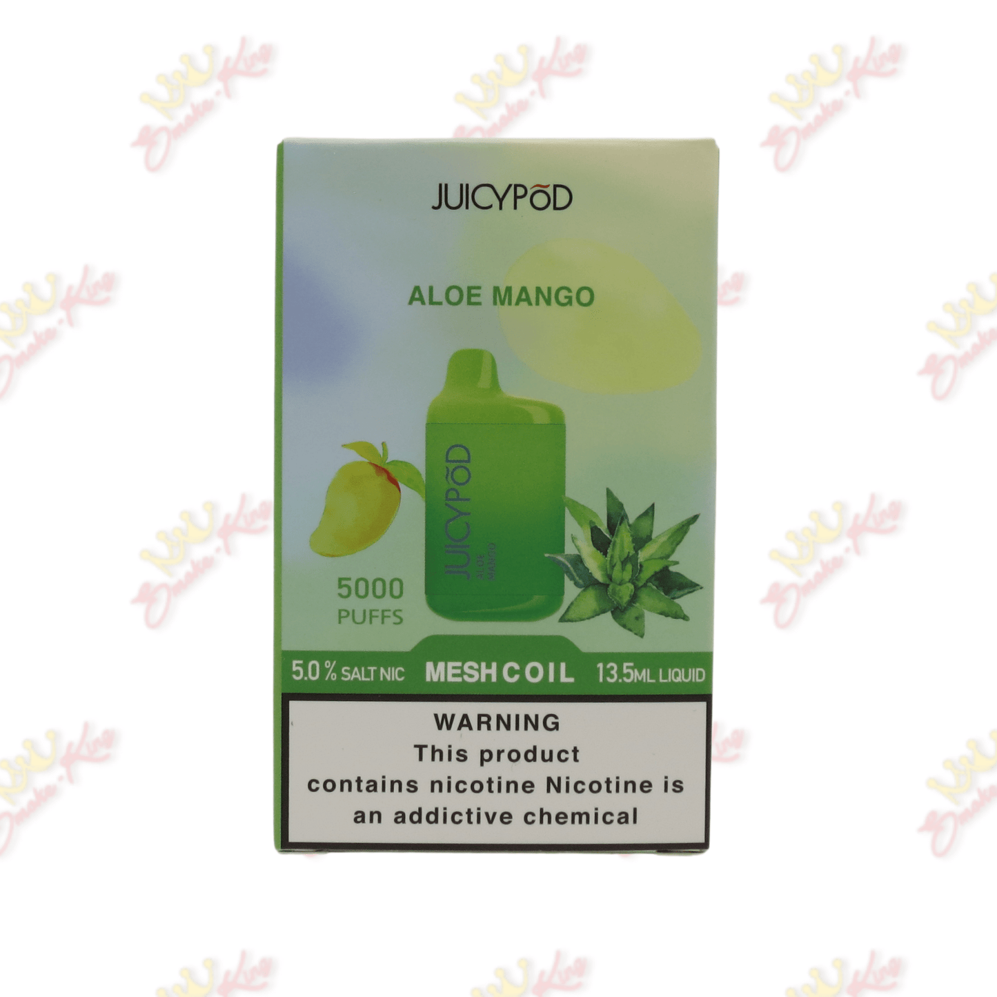 Juicy Pods Disposable Vapes Aloe Mango / One for $19.99 Juicy Pod (5000 Puffs)