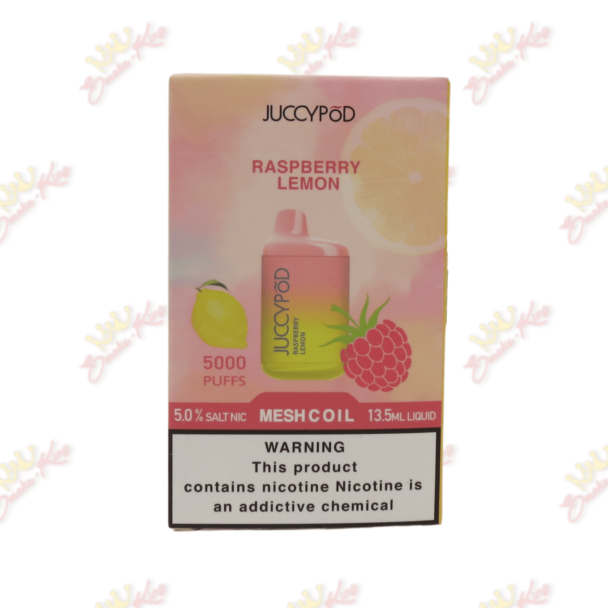 Juicy Pods Disposable Vapes Raspberry Lemon / One for $19.99 Juicy Pod (5000 Puffs)