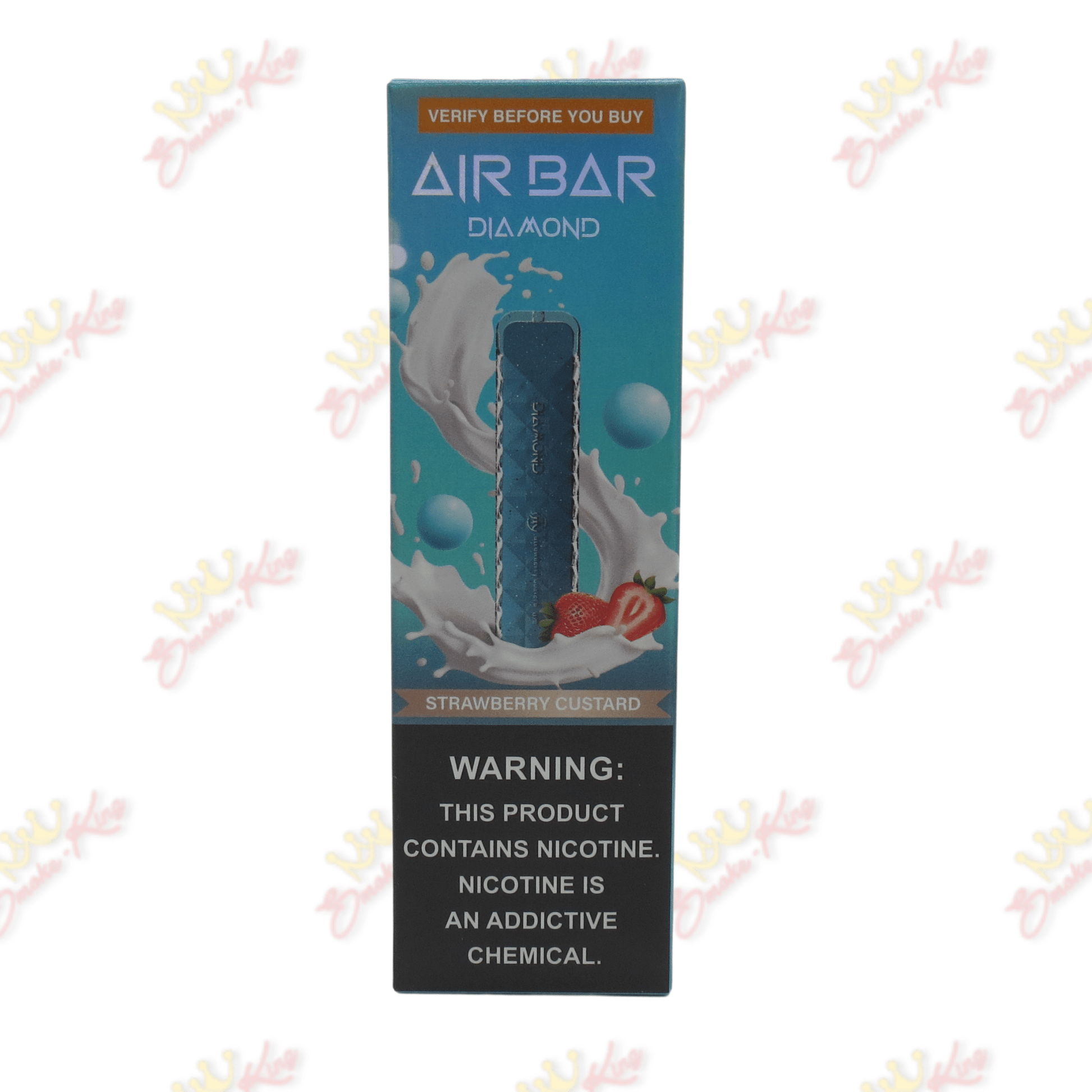 AirBar Diamond Disposable Vapes Strawberry Custard Air Bar Diamond (500 Puffs) Air Bar Diamond (500 Puffs) | Disposable Vapes | Smoke-King