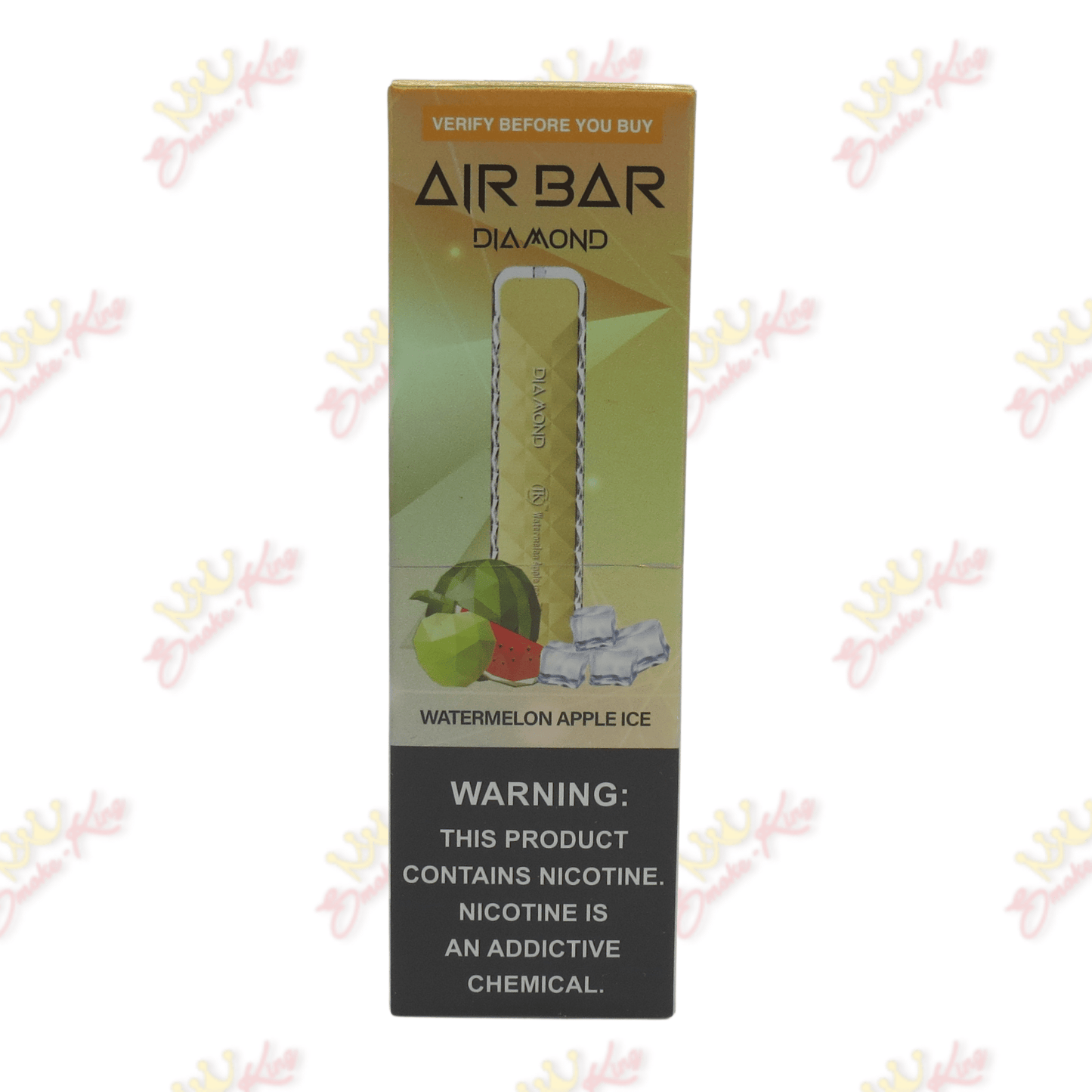 AirBar Diamond Disposable Vapes Watermelon Apple Ice Air Bar Diamond (500 Puffs) Air Bar Diamond (500 Puffs) | Disposable Vapes | Smoke-King