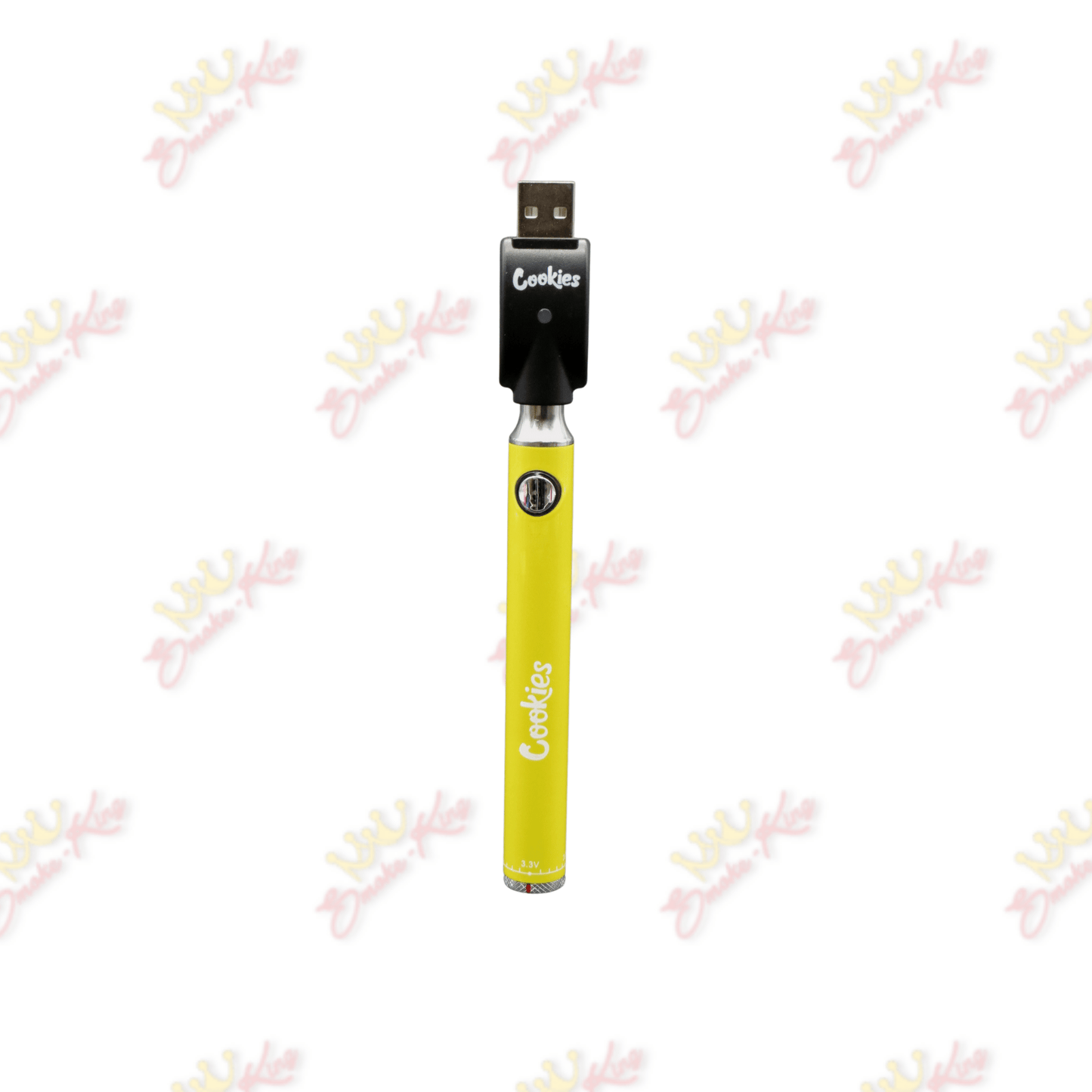 Smoke King Yellow Cookie Cartridge Battery 510 Thread Vape Pen | Cart Battery | SmokeKing