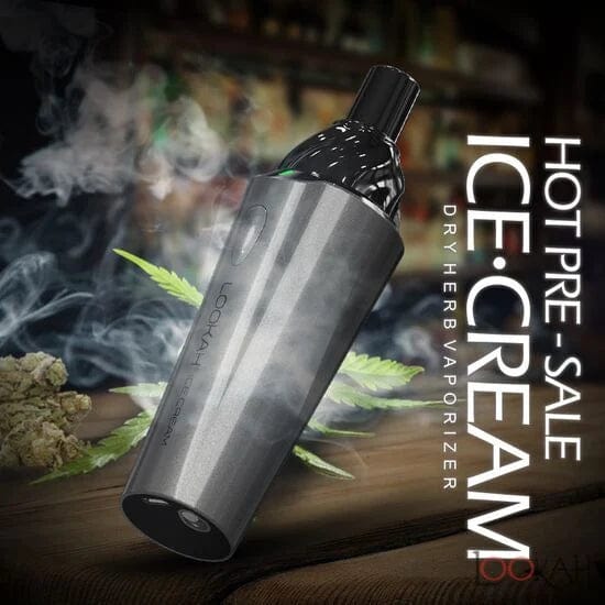 lookah Dry-herb Black Lookah Ice Cream Dry Herb Vape Lookah Ice-Cream | Dry Herb vaporizer | Smoke King
