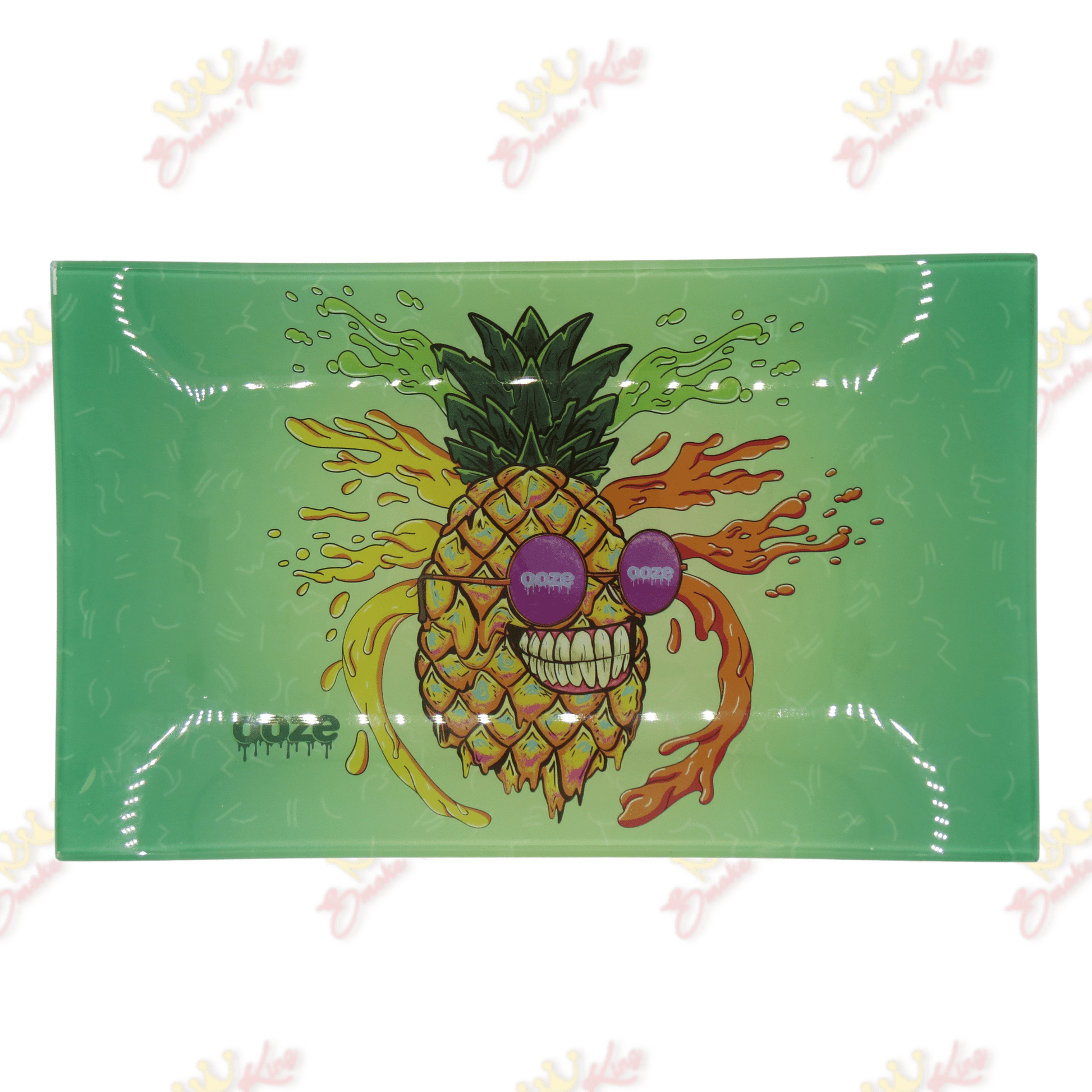 ooze Rolling Trays Shatter Resistant Rolling Tray- Mr. Pineapple